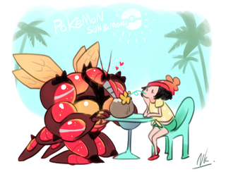 Illustration for article titled Buzzwole Is An Alien That Communicates Exclusively In Body Building Poses